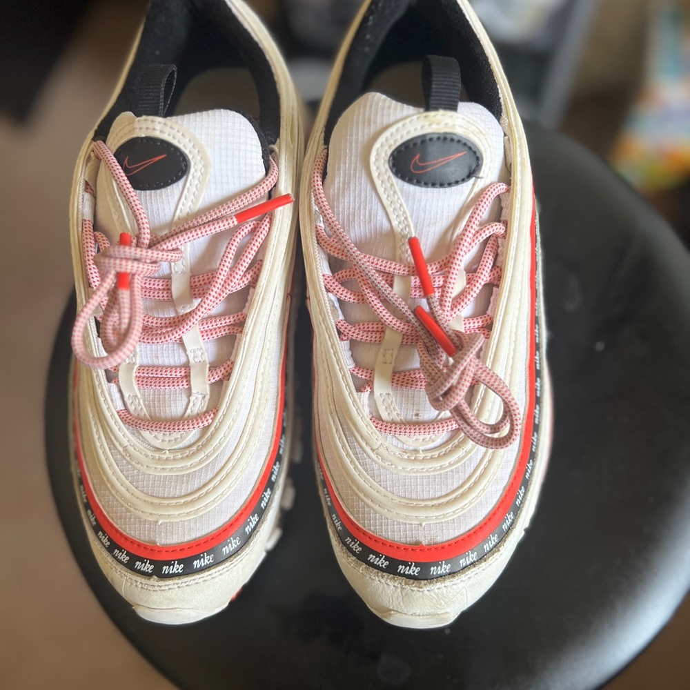 White black and red Nike 97s - Picture 2 of 3